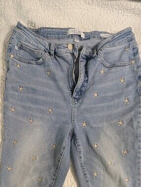 Judy Blue Star Embroidered Skinny Jeans